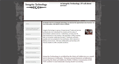 Desktop Screenshot of integritytechnology.org